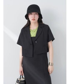 earth music&ecology リサイクルポリエステルブレンドショートシャツ