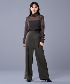 uncrave トリコットシフォン ハイネック カットソー（uncrave STANDARD）