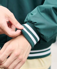 WEGO 【ユニセックス着用ITEM】2WAYフードワッペンスタジャン