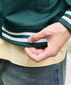 WEGO 【ユニセックス着用ITEM】2WAYフードワッペンスタジャン