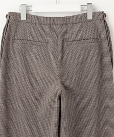 J.PRESS LADIES L 【洗える】Mixツイードチェック  セミワイド パンツ