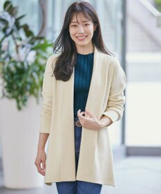 Tiaclasse 【新色追加・洗える】ミラノリブミドル丈カーディガン