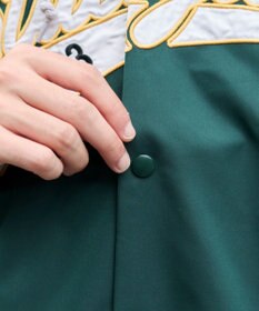 WEGO 【ユニセックス着用ITEM】2WAYフードワッペンスタジャン