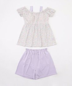 組曲 KIDS 【SS-Lサイズ】 ボタニカルフラワースイムウェア(セパレート)