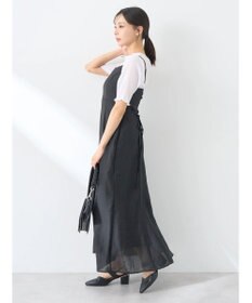 earth music&ecology バックレースアップワンピース