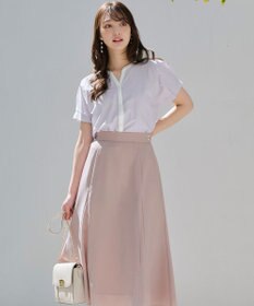 ANY SIS S 【洗える】シルケットストライプスキッパー カットソー