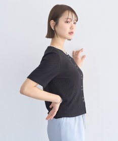 earth music&ecology チェーンリブラメカットソー