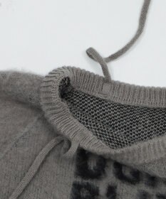 WEGO シャギー2WAYグラフィックワンショルニット