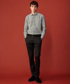 JOSEPH ABBOUD 【柔らかな肌触り/暖かい】ファインブラッシュド ネル チェック シャツ