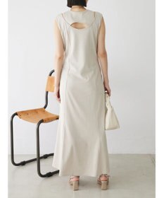 Green Parks カットワークデザインカットソーワンピース