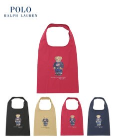 MOONBAT POLO RALPH LAUREN(ポロ ラルフローレン) ポケッタブルレインバッグ　フラッグベア