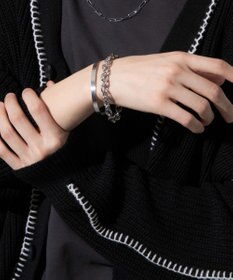 WEGO 【ユニセックス着用ITEM】M2Pステンレスバングルブレス