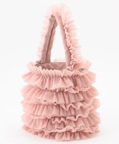 LA BAGAGERIE 【MONICA】チュールフリル2WAYバッグ