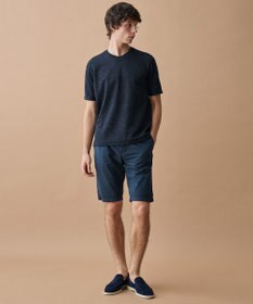 JOSEPH ABBOUD 【ウエストも伸びる!/JAPANファブリック】ヴィンテージコットンストレッチ ショート パンツ