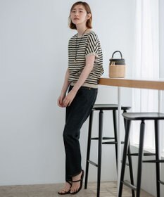 23区 S 【洗える】レーヨンポリエステルストレッチ プルオーバー ラメニット