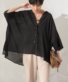 AMERICAN HOLIC 【接触冷感】Ｖネックシアー半袖ＢＩＧシャツ