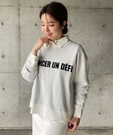 UNFILO L ボリュームスリーブ クロップドシャツ