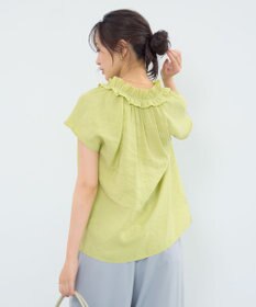 Green Parks 衿フリルブラウス
