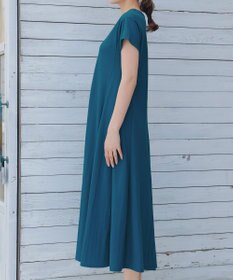 Tiaclasse 【接触冷感・洗える】イージーカットソーロングワンピース