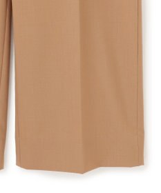 ICB 【洗える】T/Wブロード ワイドストレートパンツ