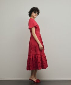 GRACE CONTINENTAL カットワーク刺繍ワンピース