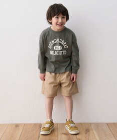 ANY KIDS ロゴプリント 長袖Tシャツ