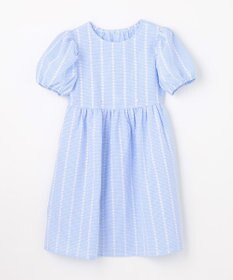 ANY KIDS 【洗濯機可能】サッカー ストライプワンピース