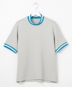 23区GOLF 【23Fondation】【吸水速乾/UVケア】ライトダンボール モックネック