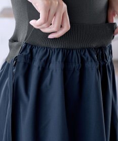 Tiaclasse L 【洗える】ニットドッキングワンピース