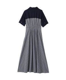 YECCA VECCA ハーフスリーブベアドッキングワンピース