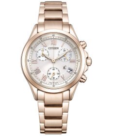 CITIZEN 【電池交換不要のクロノグラフ】どんなスタイルにも合わせやすいサクラカラーの腕時計