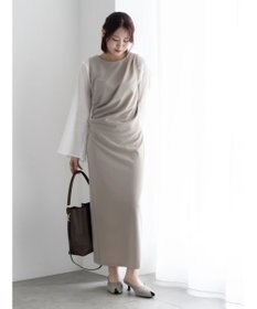 Te chichi ドレープ I ラインワンピース【AOYAMA FASHION ASSOCIATION × Te chichi】