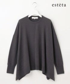 23区 L 【エステータ】エアリースパンウール ドレープニット