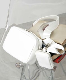 WEGO ポーチ付きスクエアショルダー