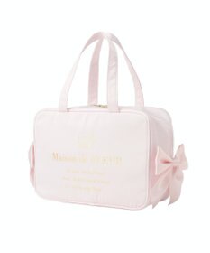 Maison de FLEUR 【保冷機能付き】サテンサイドリボン保冷バッグ