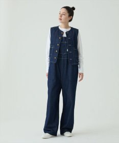 caqu デニムワークベスト