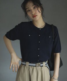 Green Parks コンパクトポケットカーディガン