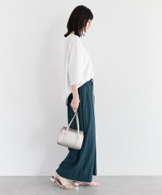 YECCA VECCA 【UVカット】ワイドスリーブ箔プリントTee