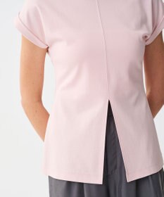 uncrave ダブルフェイスジャージー 2WAYスリットトップス