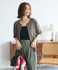 Green Parks コンパクトポケットカーディガン