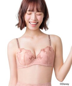 Wing ブラジャー 【ディズニー】 自然なまるみシルエット ソフトなつけごこち 【ナチュラルアップブラ】 ミッキーマウス KB2063 ウイング／ワコール