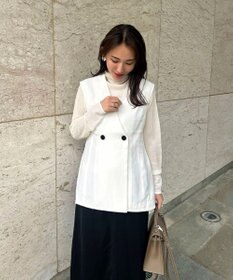 Green Parks AnriettMusee ネック切替デザインベスト