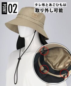 CW-X 【UNISEX】 CW-X ハット 日よけつき 風が通りやすいベンチレーション設計 ユニセックス HYO420 /ワコール