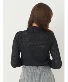 earth music&ecology 起毛レースハイネックインナー