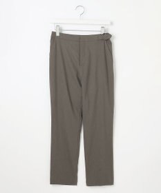 J.PRESS LADIES 【セットアップ対応・洗える】セルロースリネンストレッチ テーパード パンツ