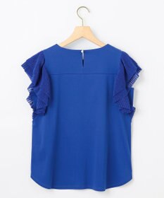 組曲 プリーツコンビフレンチスリーブ カットソー