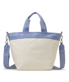 LeSportsac BUCKET TOTE/メレンゲ/ペリウィンクルドリーム