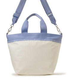 LeSportsac BUCKET TOTE/メレンゲ/ペリウィンクルドリーム