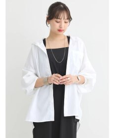 earth music&ecology フーディーシャツ