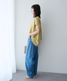 YECCA VECCA 【マシンウォッシャブル】サラサラスキッパーブラウス